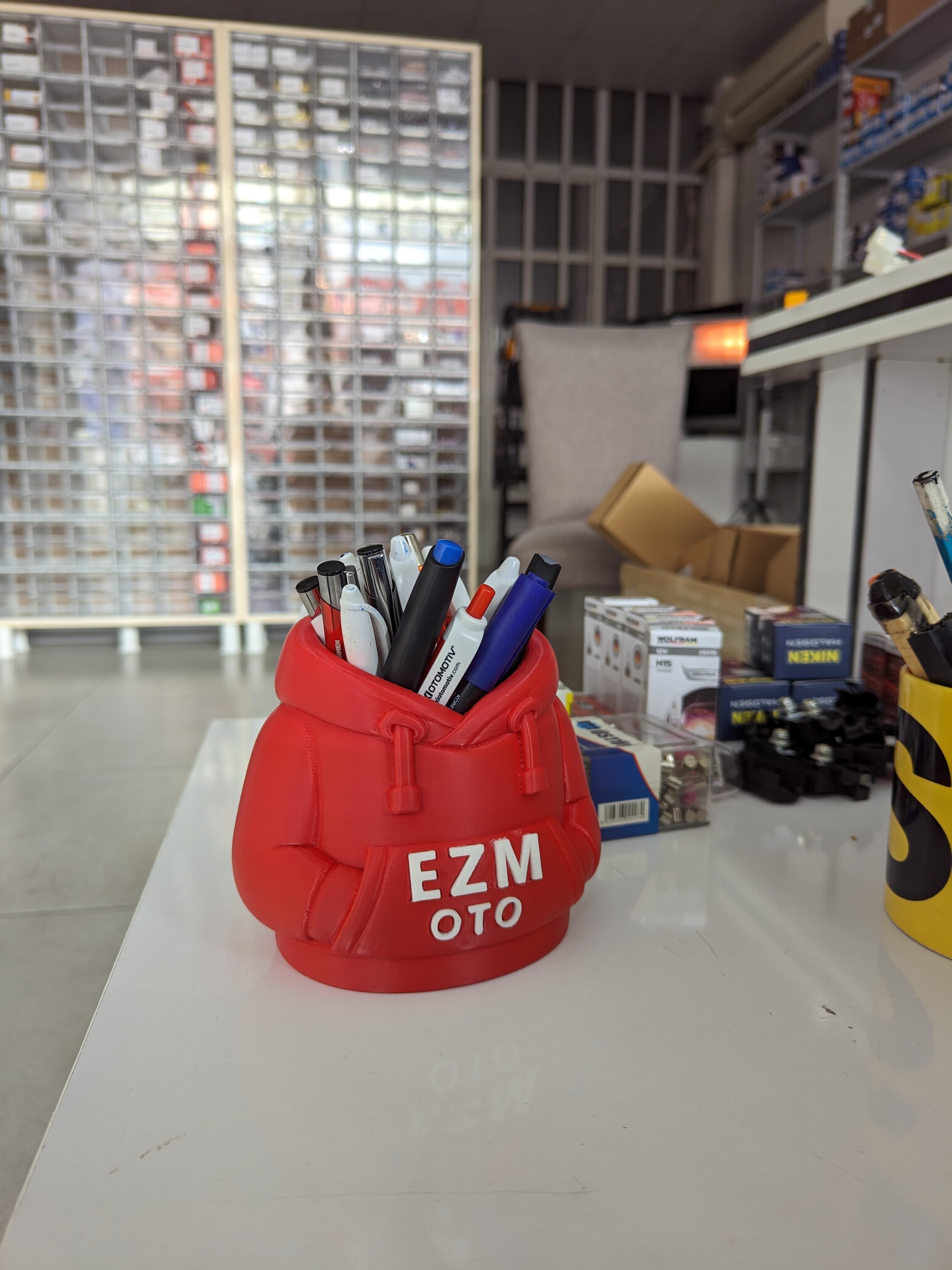 Özel Tasarım Hoodie Kalemlik - 3D Baskı Masaüstü Düzenleyici